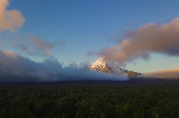 Volcan de type explosif - Mont Taranaki (Nouvelle Zélande)